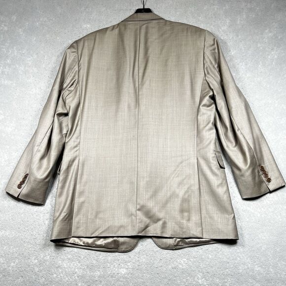 Ermenegildo Zegna Blazer Mens Size 42 Brown Jacket Two Buttons Made In Italy - Picture 9 of 16